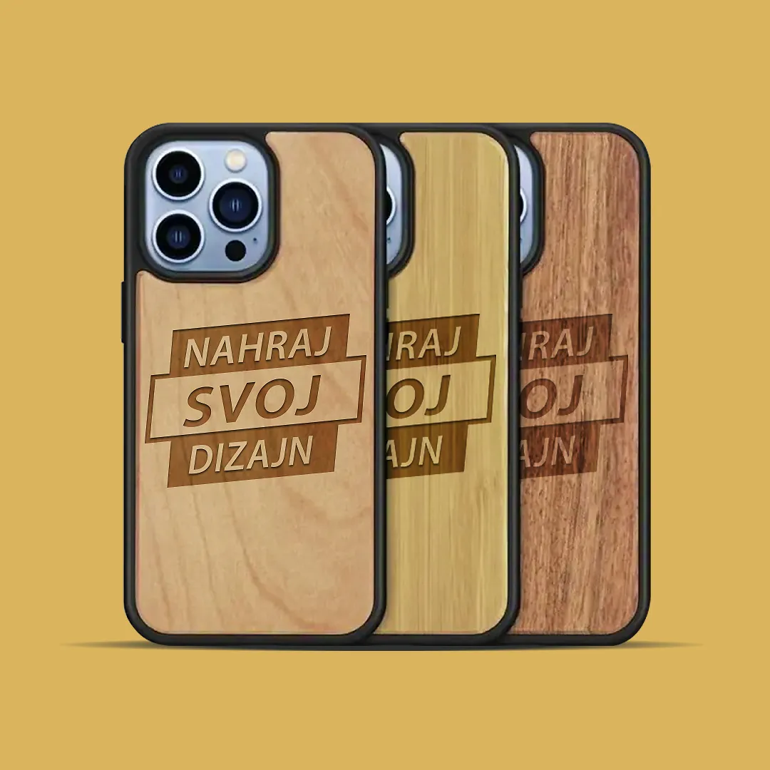 Vlastný drevený obal na mobil