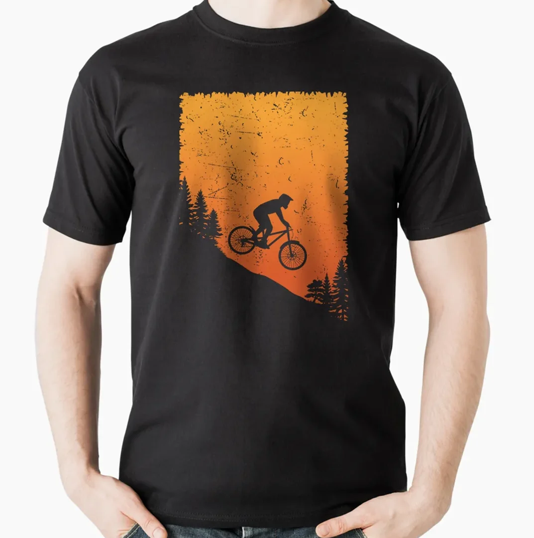 Downhill tričko s bicyklom