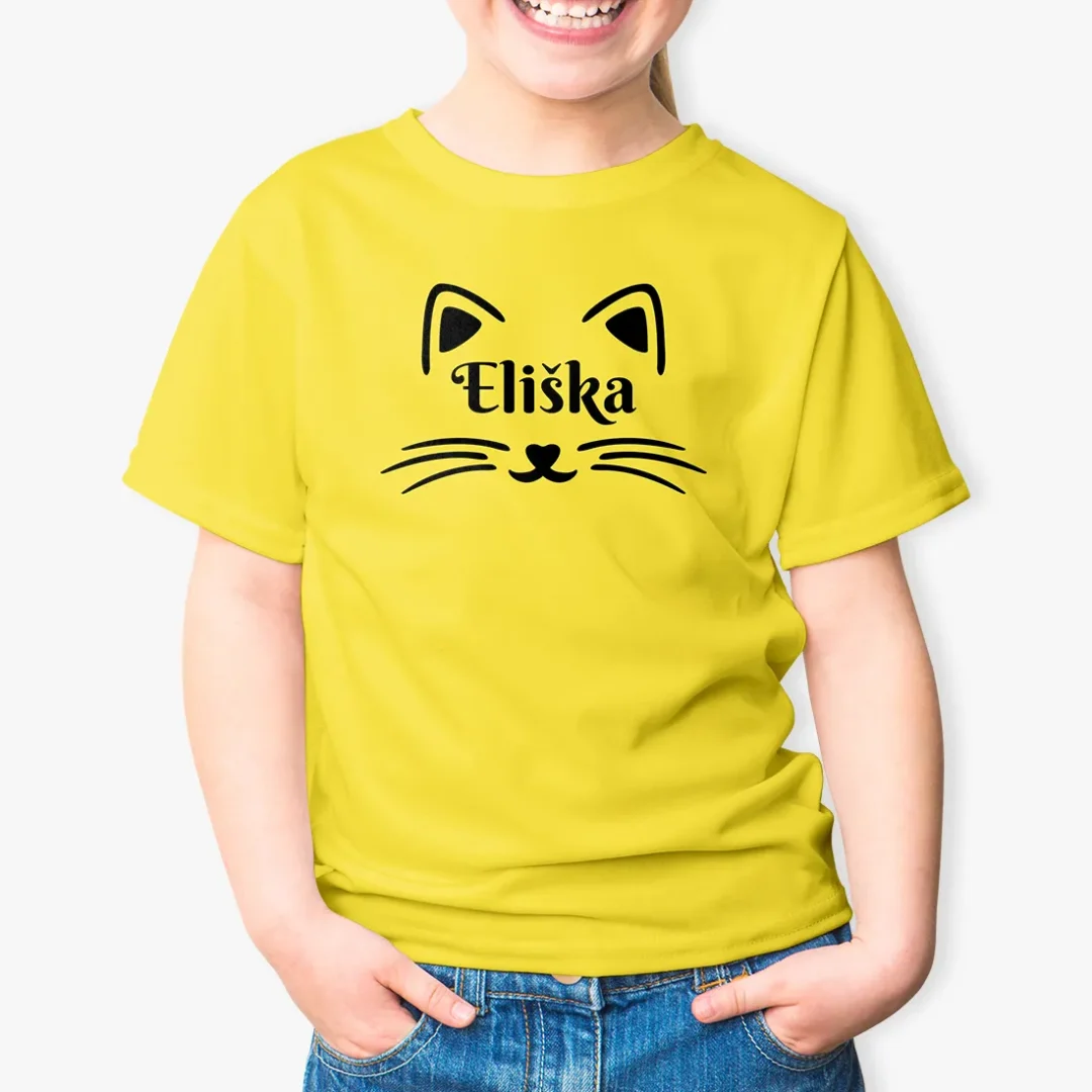 Mačička detské tričko