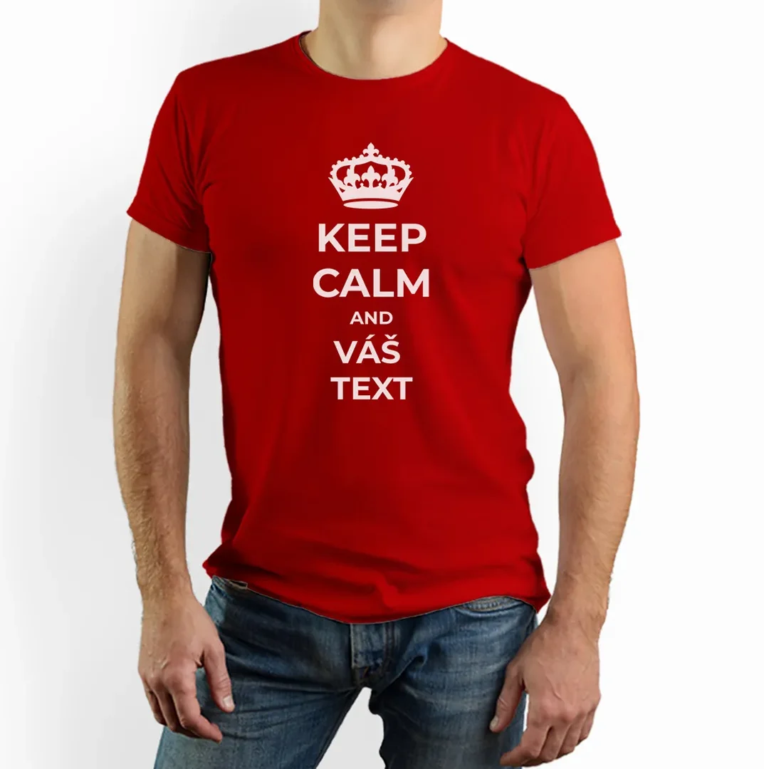 keep calm tričko