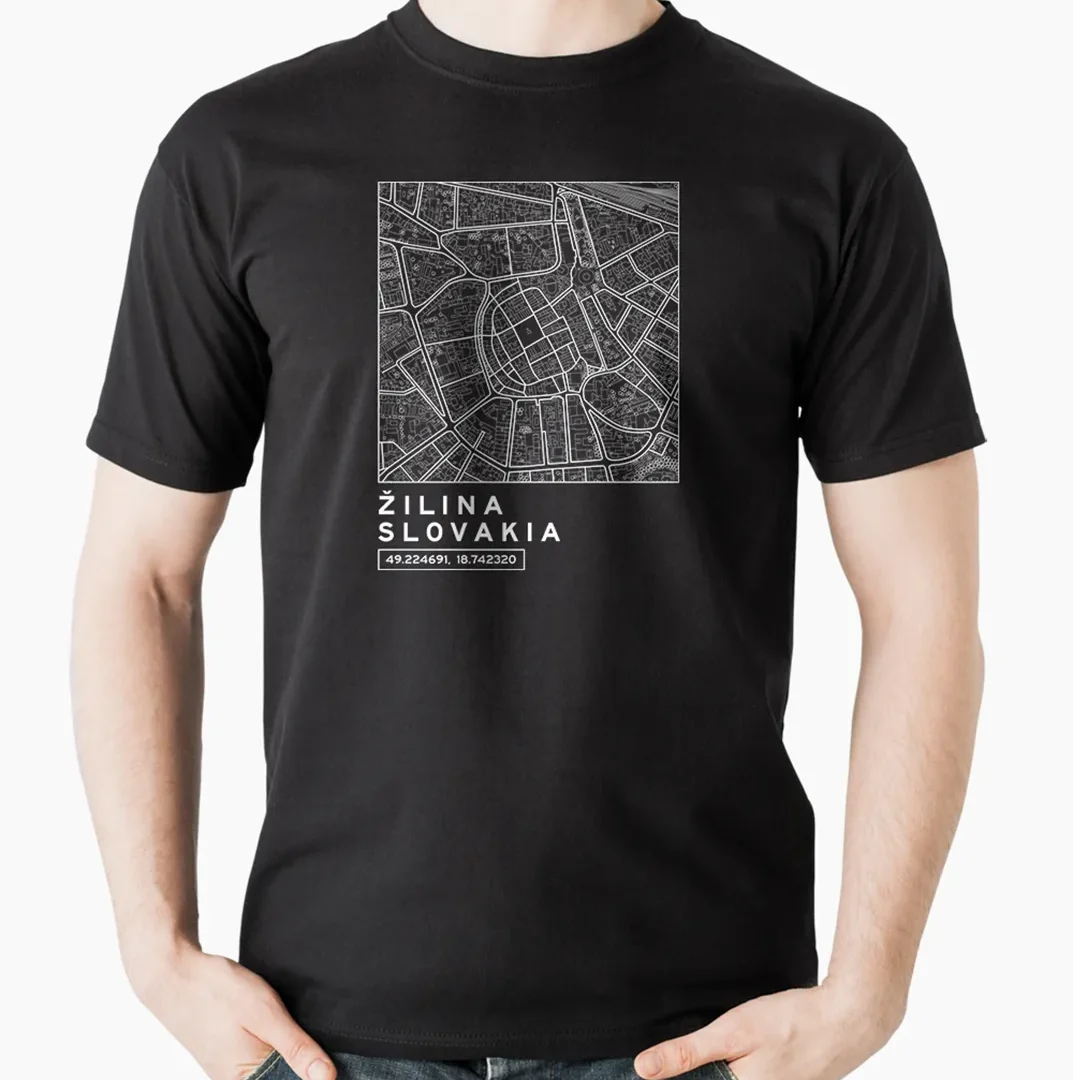 Tričko Žilina mapa