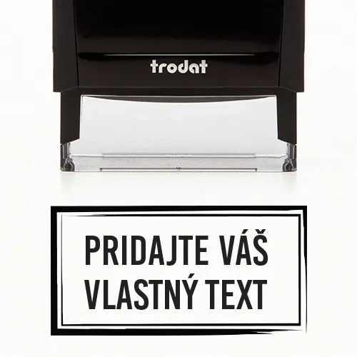 Pečiatka s vlastným textom Trodat