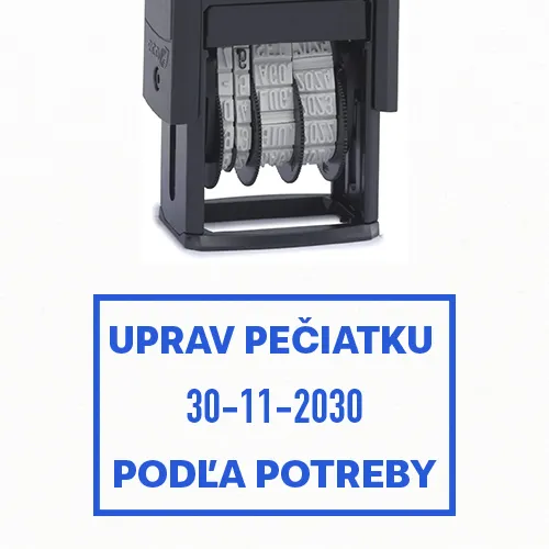 Pečiatka dátumovka Trodat