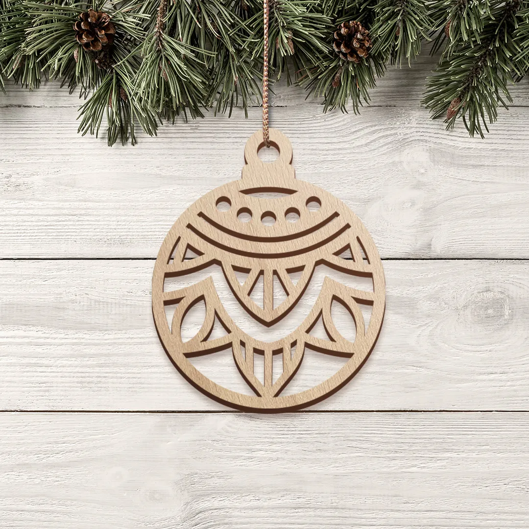 Dekorácia na stromček vianočná guľka