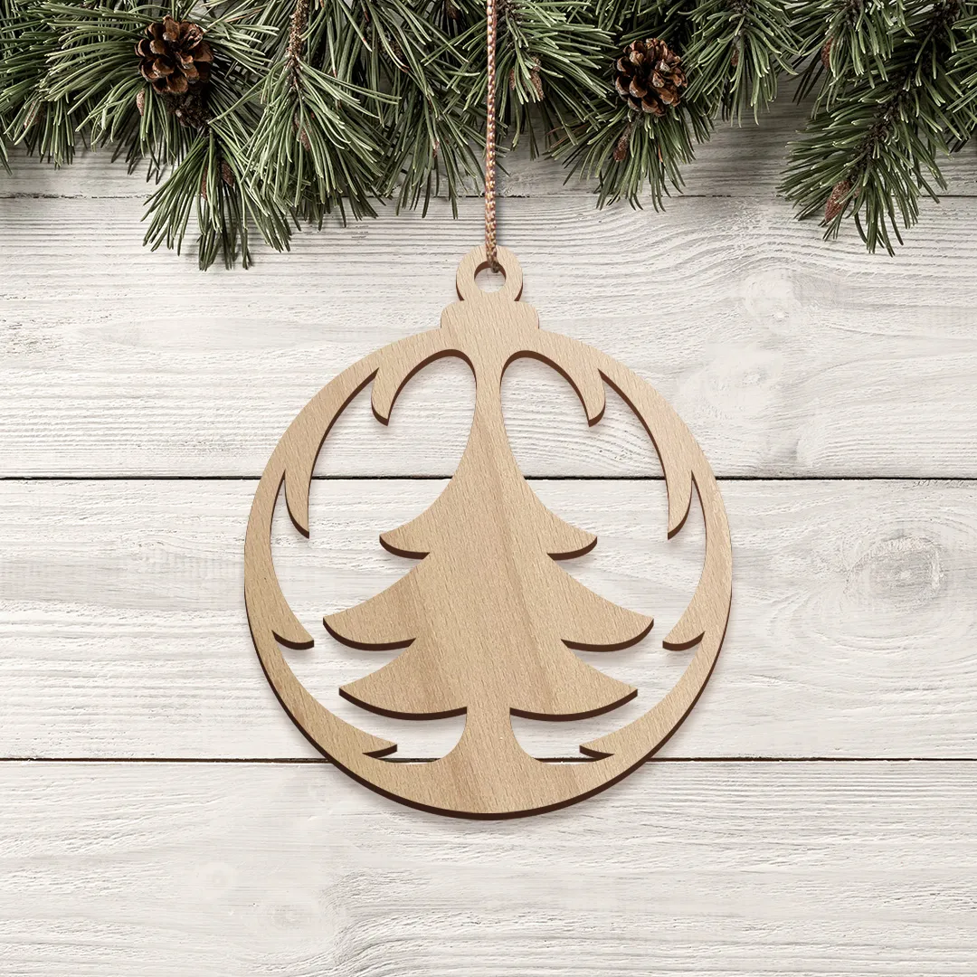 Drevená ozdoba na stromček