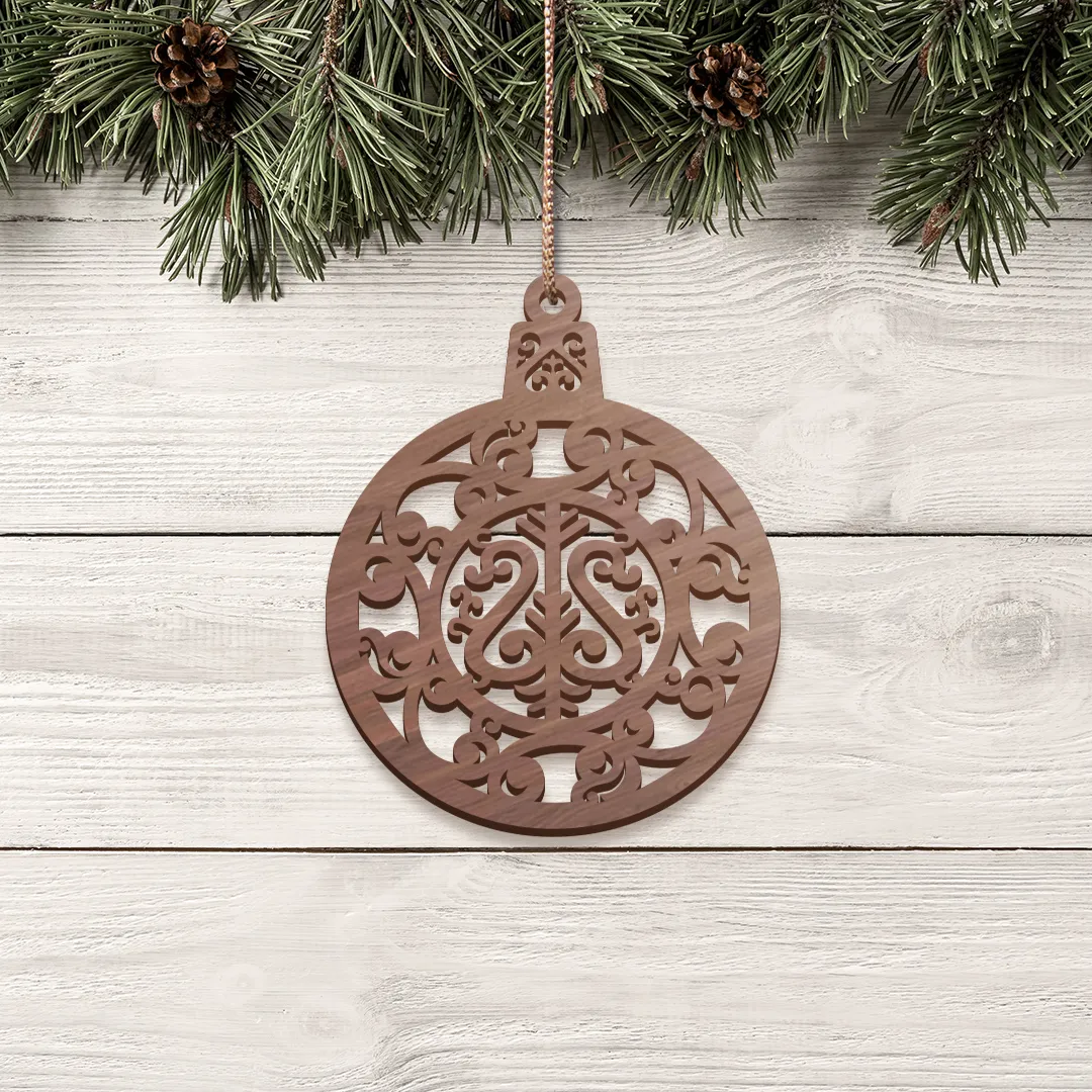 Ornamentálna vianočná guľka na stromček