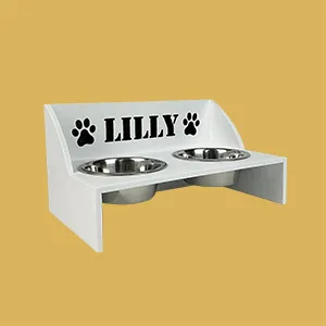 Stojan na misky pre psa