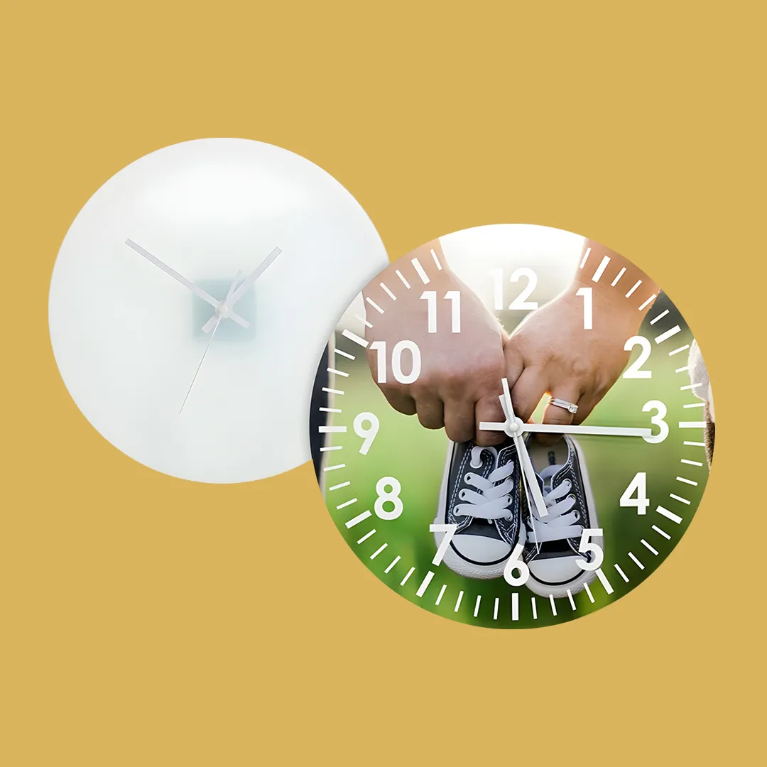 Nástenne hodiny s fotkou